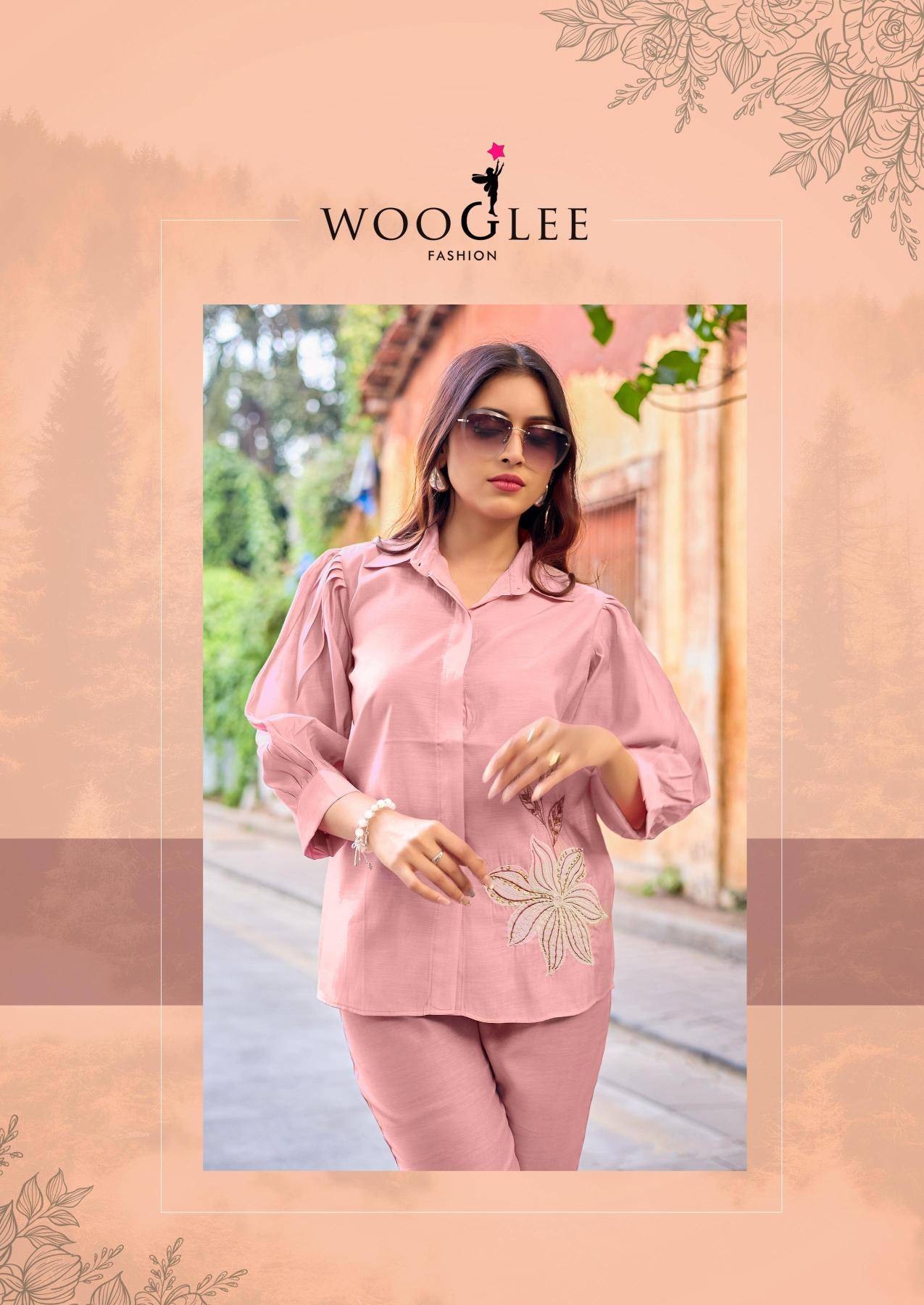 Wooglee high look coord set Fancy kurti manufacturer